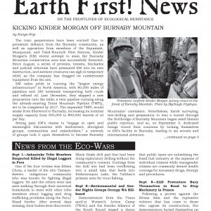 Earth First! Newsletter #17: Yule/Winter 2014
