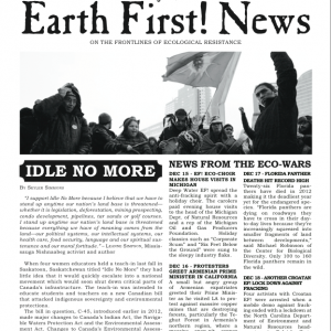 Earth First! Newsletter #10: Eostar 2013